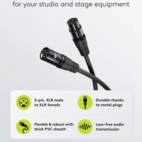 Goobay XLR Kabel 20m 80360