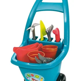 Ecoiffier Trolley with Garden Tools