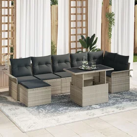 vidaXL Sofa Set with Cushion 8 Pieces 3348328