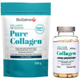 Biosalma Collagen Duo 500g + 120 Tablets