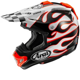 Arai Mx-V Evo Flame Off-Road