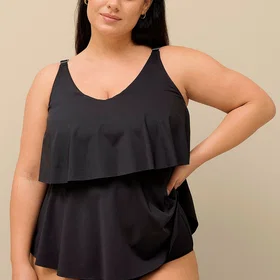 Ellos Utsvängd Tankini Topp (Dame)