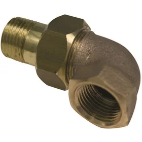 TA 50014025 Messing Adapter Mand 90° G25