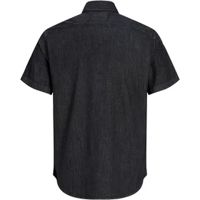Jack & Jones Blubrook Kortärmad Denim Skjorta (Herr)