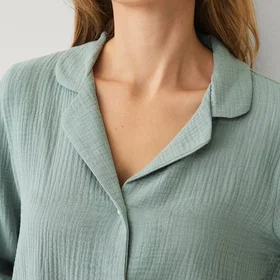 Ellos Collection Strukturmönstrad Night Shirt (Dame)