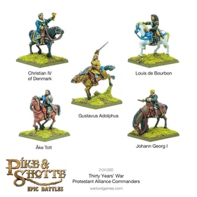 Warlord Games Pike & Shotte Kolmenvuotisen sodan Protestant Alliance Commanders 
