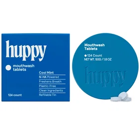 Huppy Xylitol Cool Mint Refill 124 stk. Munnskyll