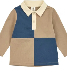 By Green Cotton Cozy Me Color Block Polo Shirt (86 cm)