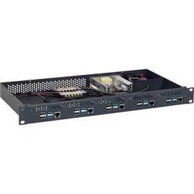 R RACKMOUNT·IT Rackmount.IT 1U Enclosure for Raspberry Pi 4 RM-PI-T1