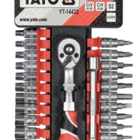 Yato YT-14433 Nøkkelsett 1/4" 28pcs