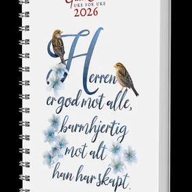 GudsOrd Bibelvers Ukentlig Planlegger 2026
