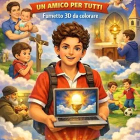 San Carlo Acutis Vive Un Amico Per Tutti Fumetto 3D Da Colorare
