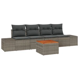 vidaXL Garden Sofa Set with Cushion 5 Pieces 3347888