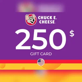 Chuck E.Cheese's Gift Card 250 USD