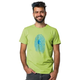 Kruskis Climber Fingerprint Kortärmad T-shirt (Herr)