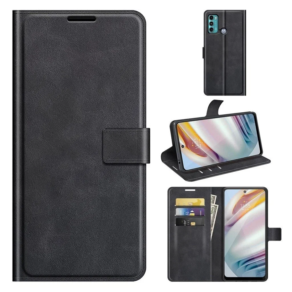 Lompakko Faux Leather Wallet Case for Motorola Moto G40 Fusion/Moto G60