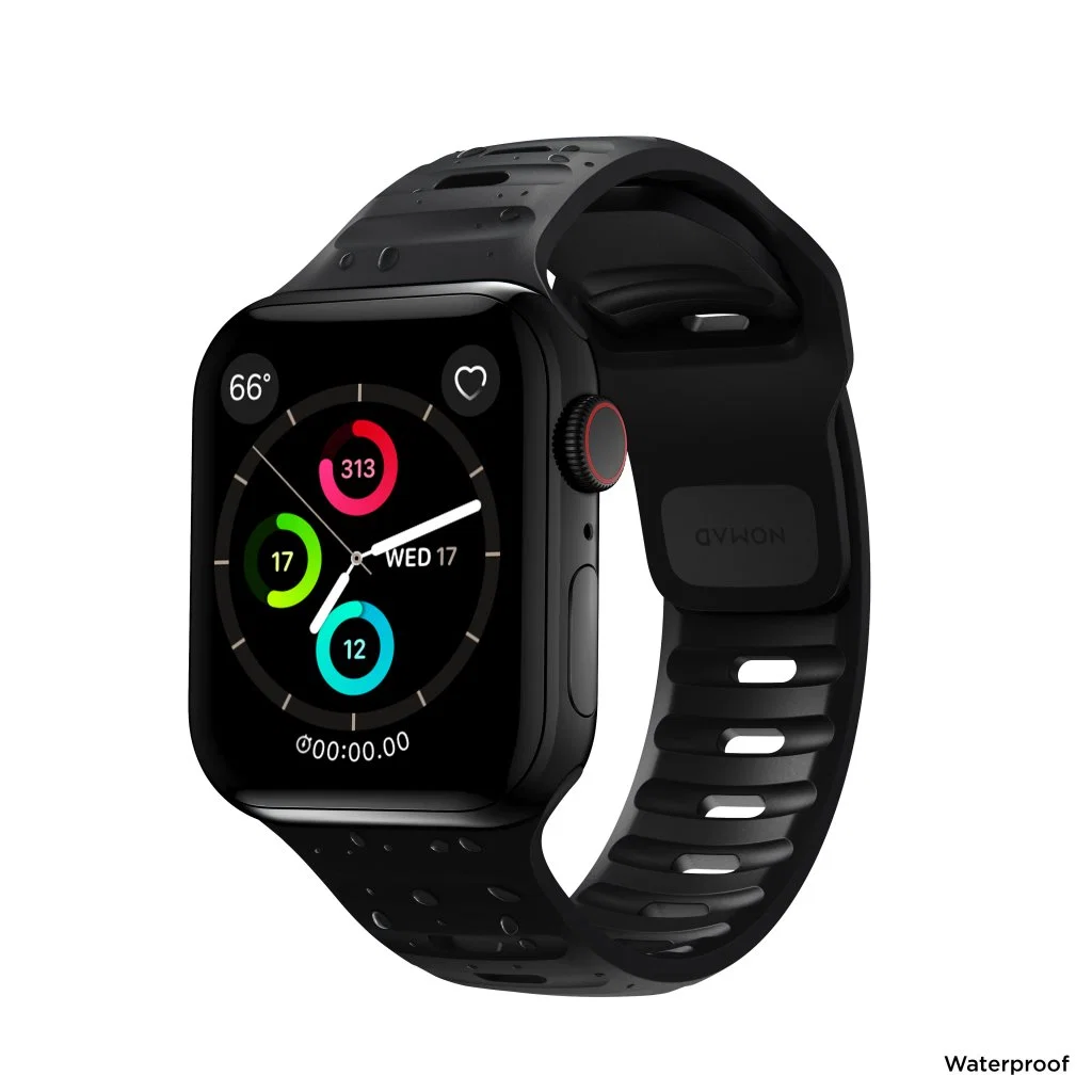 Apple Watch Series 12 42mm GPS + 5G Titanium with Rubber Sport Band
