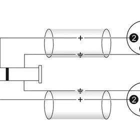Omnitronic STE-30225158 3.5 Jack/2xXLR(M)