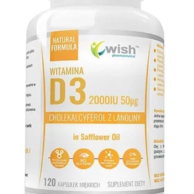 Wish Vitamin D3 2000IU 120 Mjuka Kapslar