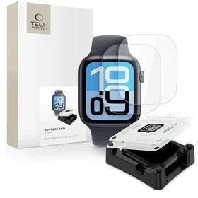 Tech-Protect Supreme Set+ Screen Protector for Apple Watch 44mm (2-pack)