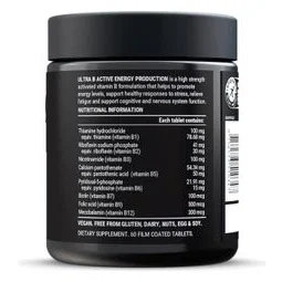 Pillar Healthcare PillarPerformance Ultra B Active 60 Tablets