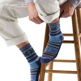Smartwool Everyday Cozy Fair Isle Sweater Crew Socks