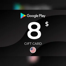 Google Play Carte Cadeau 8 USD