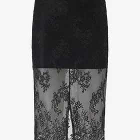 Gina Tricot Lace midi skirt (Dame)