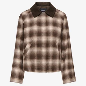 Only Onlkine Checked Cord Veste (Femme)