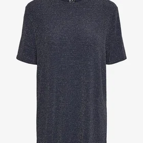 Pieces pcLina Oversize T-shirt Kortärmad Blå (Dam)