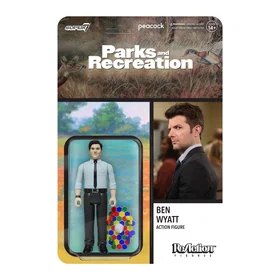 Super7 Parks and Recreation Reaction Wave 1 Ben Wyatt Action Figure