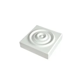 Sjølingstad Sirkel Laminat 16X75X75MM Hvitmalt