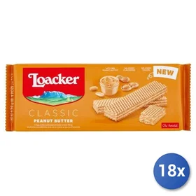 Loacker Peanut Butter Wafer biscuit 175g
