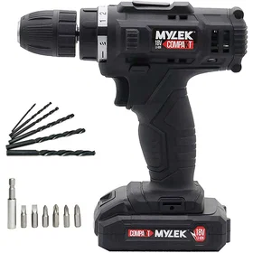 Mylek 18V Cordless Drill (1500 mAh Li-ion battery)