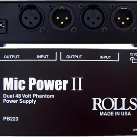Rolls PB223 Mic Power II Strømforsyning