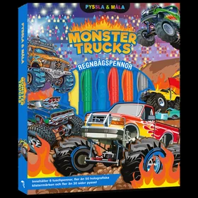 Tukan Förlag Pyssla Och Måla Monstertrucks