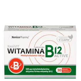 XENICO Vitamin B12 Active 500mcg 30 Capsules