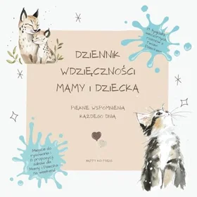 Happy Tacksamhetsdagbok Mamma och Barn Vackra Minnen Varje Dag