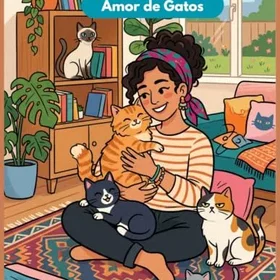 Amor de Gatos Färgläggningsbok för Vuxna och Unga