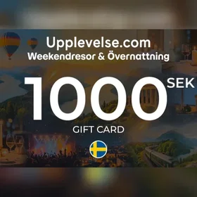 Weekendresor & Övernattning - Upplevelse.com Presentkort 1000 SEK