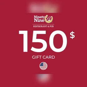 Ninety Nine Restaurant & Pub Gift Card 150 USD