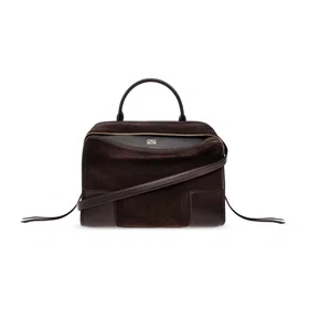 Loewe Fashion Amazona Suede Leather Handbag