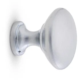 Habo Amadeus Knop 27.5mm (Borstad Krom)