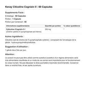 Kenay Cognizin 60 Capsules