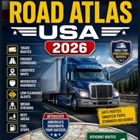 Truckers ROAD ATLAS USA 2026