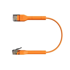 Broadbe Patch Cable Slim UTP Cat6 0.1m Network Cable BTP-I32C6-OR-0.1M-12 12-Pac