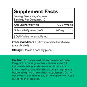 Vitamin360 NAC 600mg 30 Kapslar