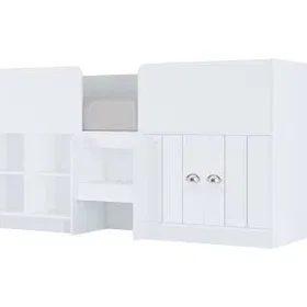 BOUTANIO Cadre de lit avec rangement 90x190cm