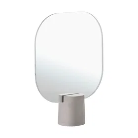Zone Denmark Time Mirror Concrete 20x6x26.5cm