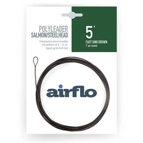 Airflo Polyleader Salmon/Steelhead Slow Sink Green 0.3m 11kg
